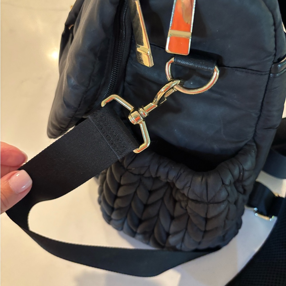 HAPP•black levy backpack diaper bag EUC - Picture 8 of 14